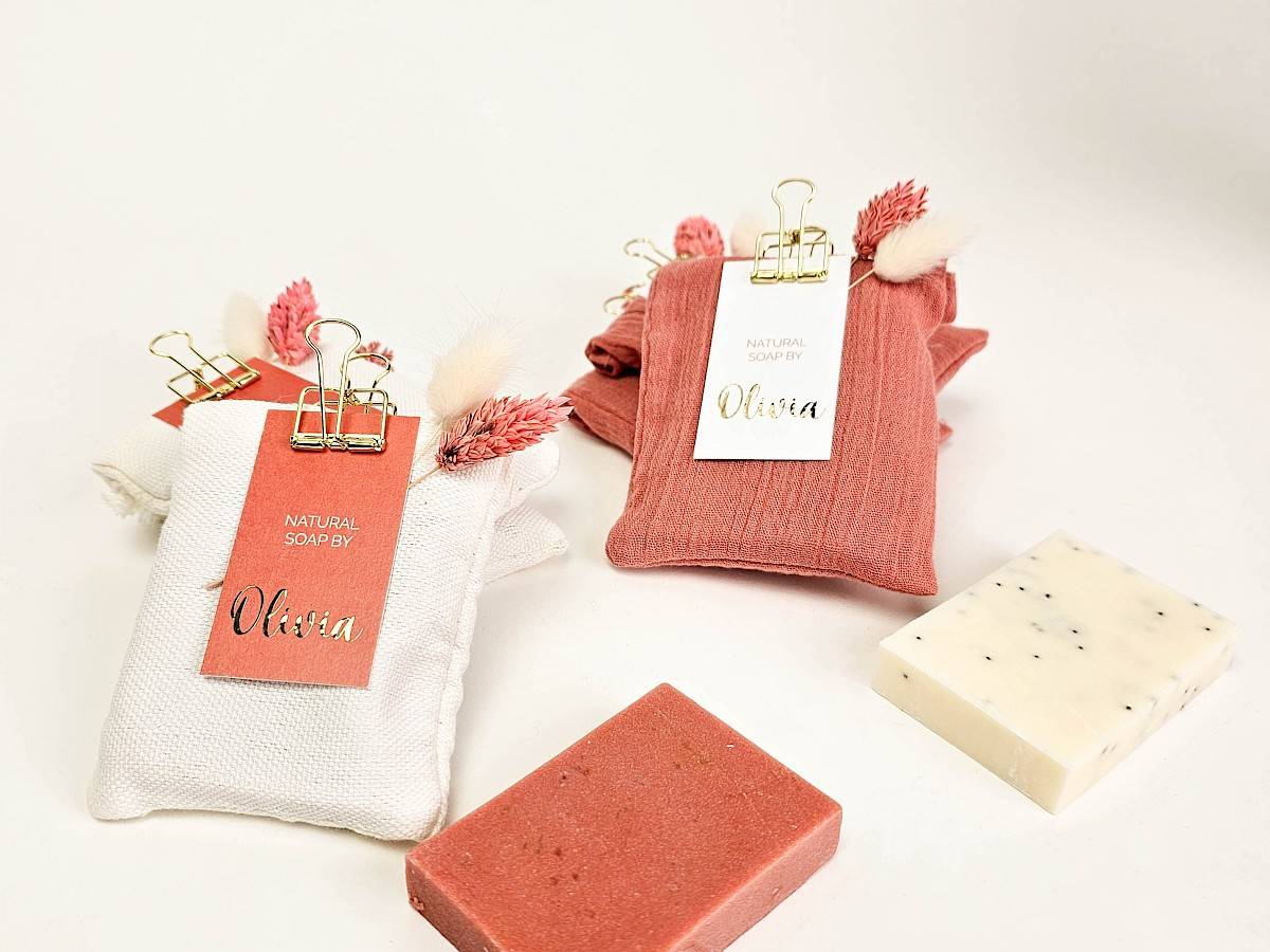 Doopsuiker ideetjes en inspiratie - Olivia - Linnen zakjes doopsuiker